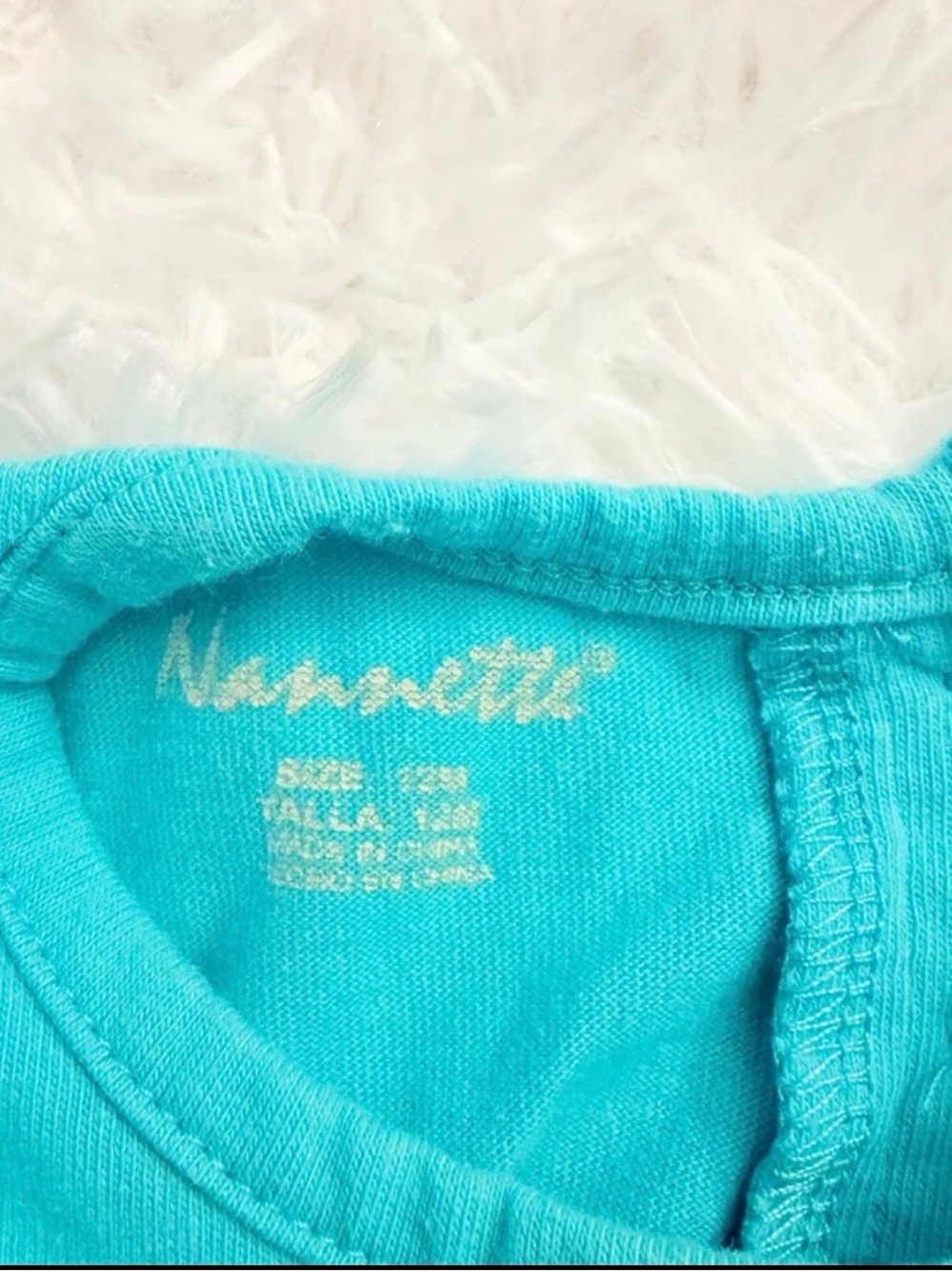 Nanette Teal Pocket Ruffle Dress 12M Toddler Girl Cotton - Picture 7 of 8